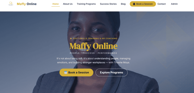 Maffy Online — Corporate HR & recruitment website