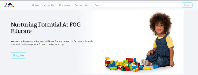 FOG Educare — Early childhood education website
